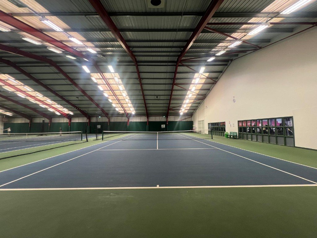 Tennis courts at Islington Tennis Centre, London